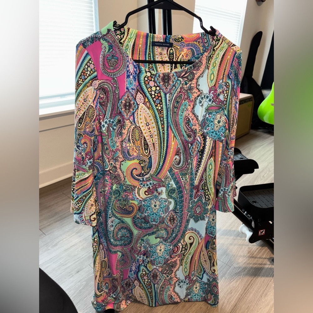 Tommy Hilfiger Multicolor Paisley Blouse Size 8